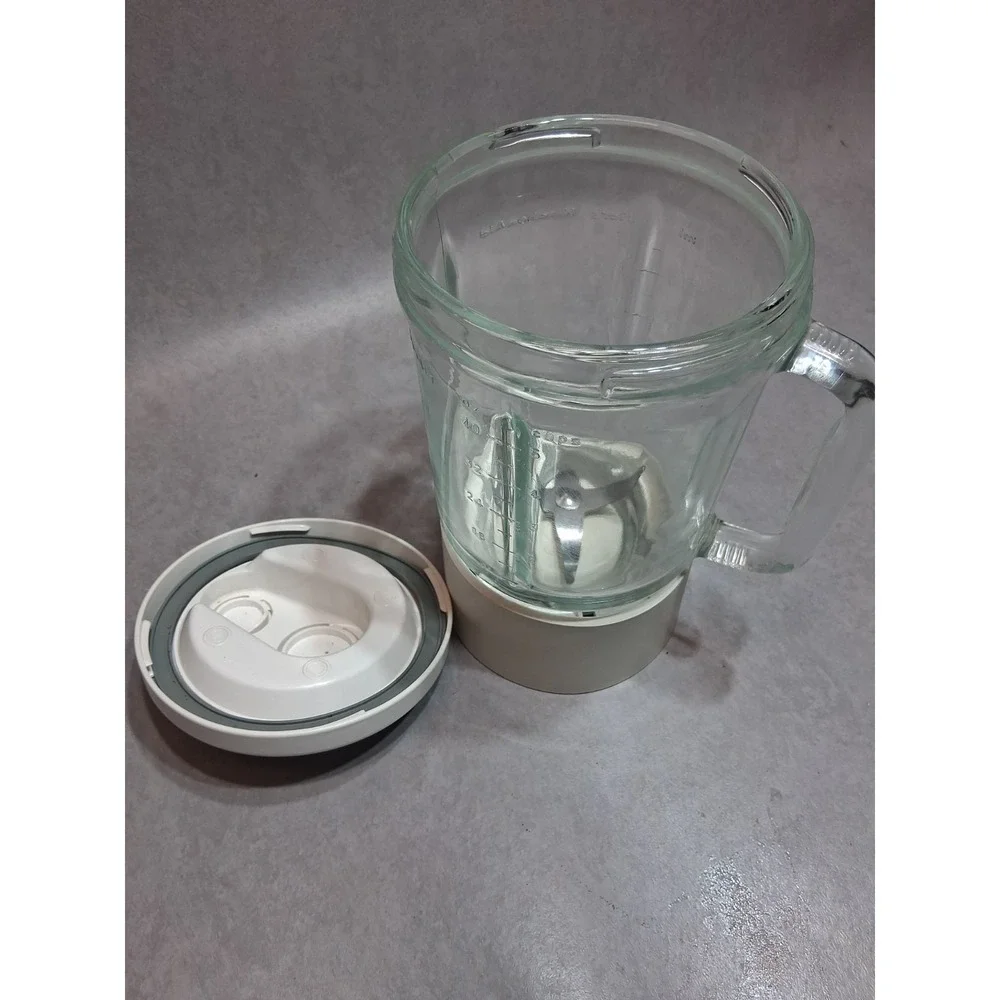 KitchenAid Blender Pitcher KSB5WH 40oz 5 Cup Glass Replacement Jar & Lid